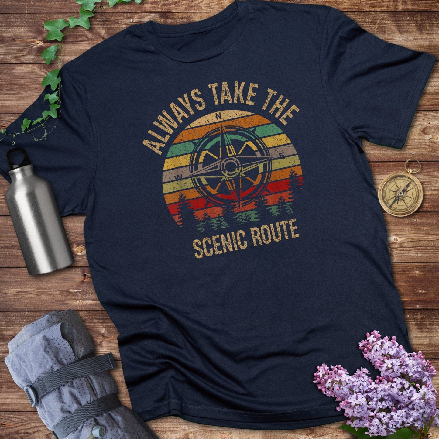 Always Take the Scenic Route Graphic Shirt product type