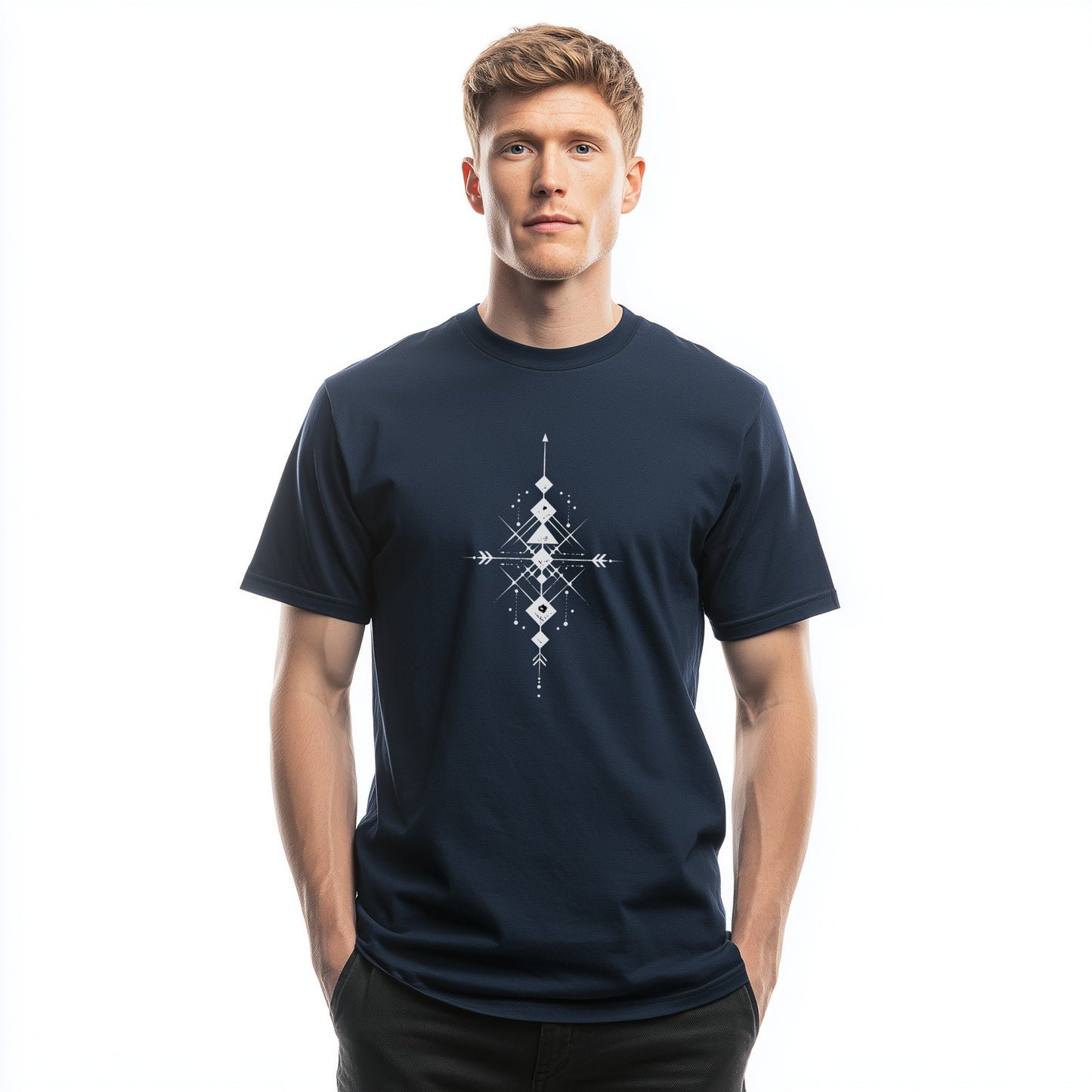 Abstract Geometric Design Men's T-shirt product