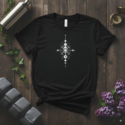Geometric Abstract Design Short Sleeve T-Shirt product