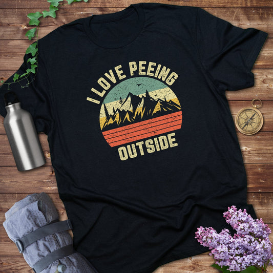 I Love Peeing Outside Graphic T-Shirt product type