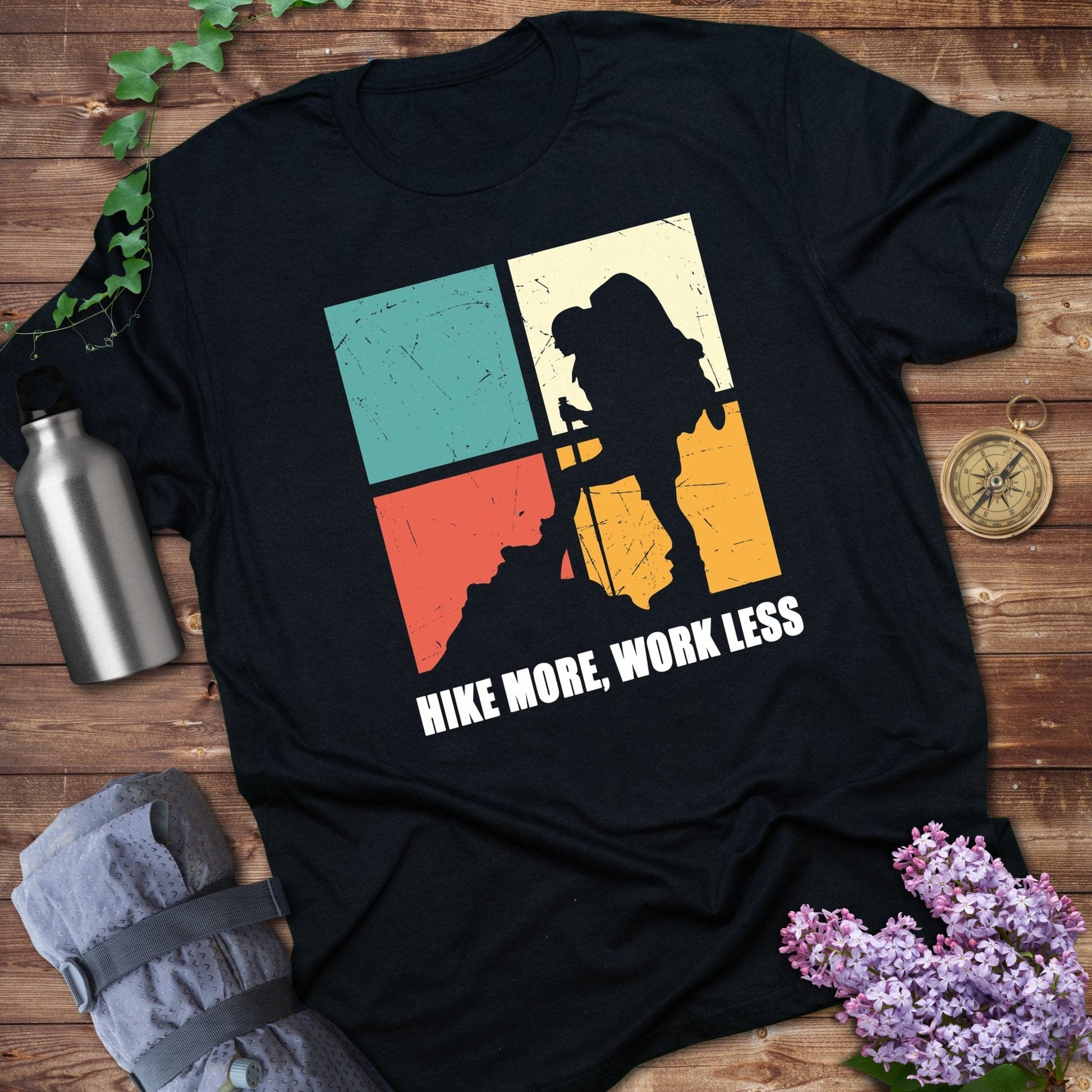 Hike More Work Less Vintage Graphic T-Shirt product
