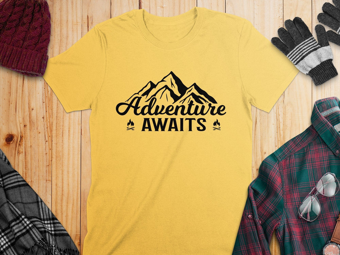 Adventure Awaits Graphic T-shirt product