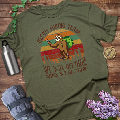 Sloth Hiking Team We Will Get There When We Get There product type