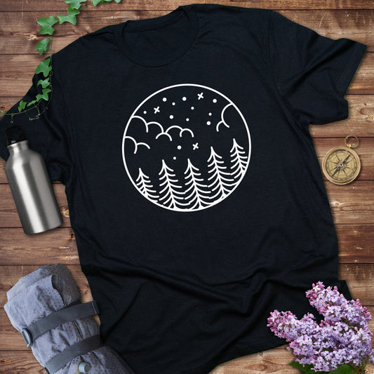 Wilderness Line Art Tee