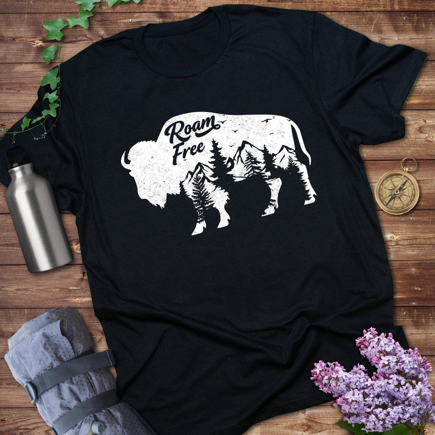 Roam Free Bison Tee