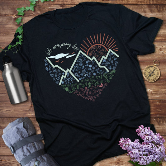 Hike More Worry Less Tee