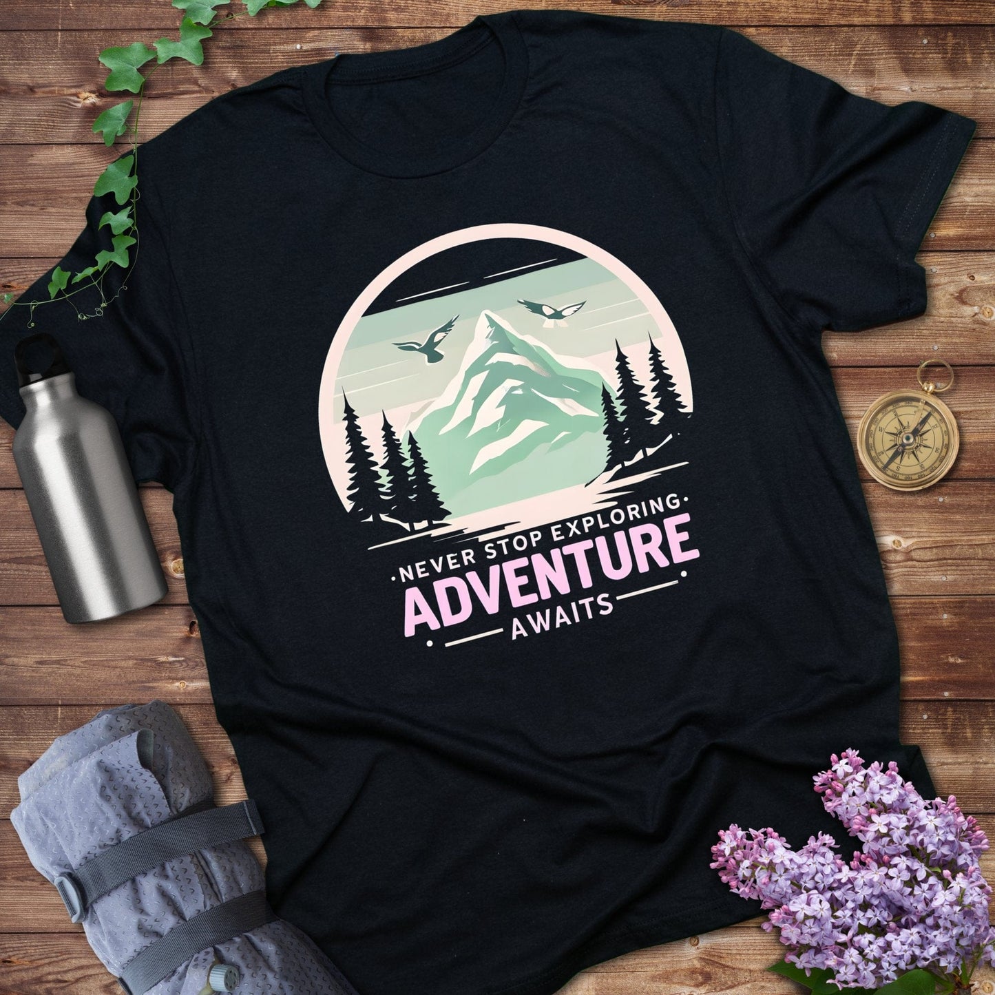 Serene Mountain Adventure Awaits Tee