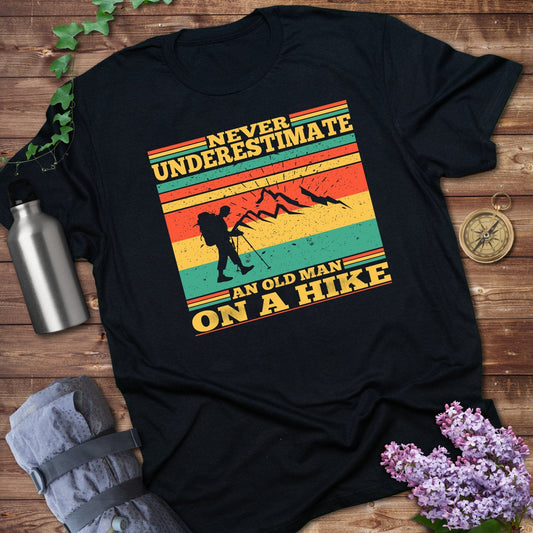 Never Underestimate An Old Man Tee