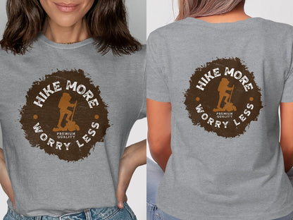 Hike More Worry Less Silhouette Tee