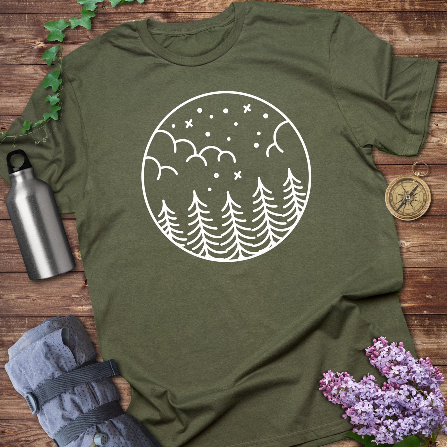 Wilderness Line Art Tee