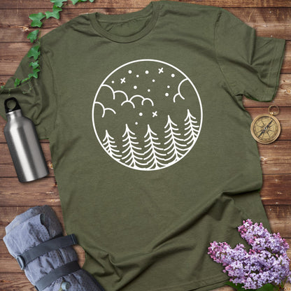 Wilderness Line Art Tee