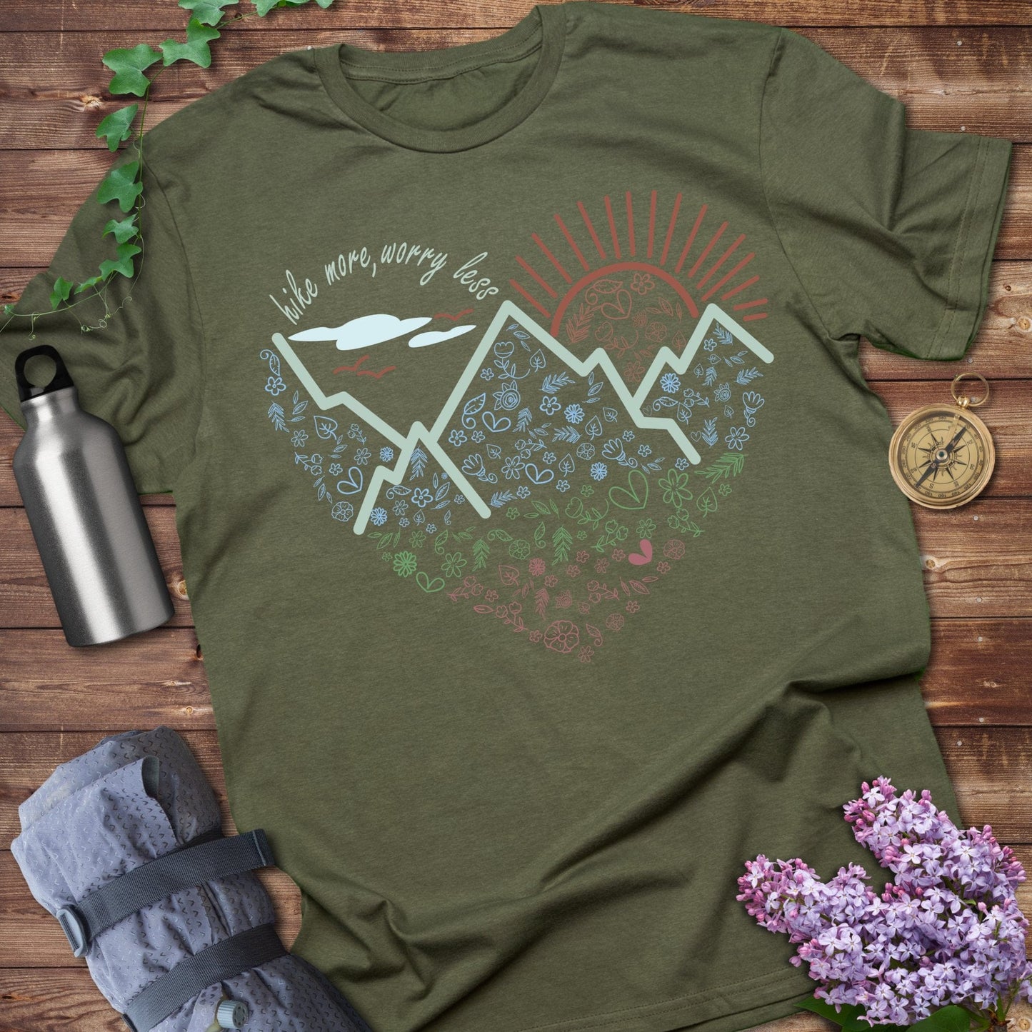 Hike More Worry Less Tee