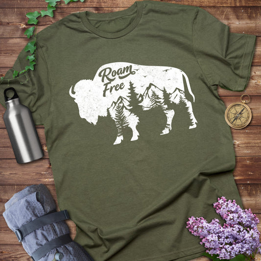 Roam Free Bison Tee