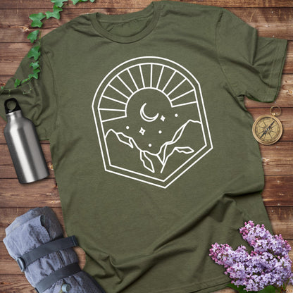 Minimalistic Wilderness NIght Tee