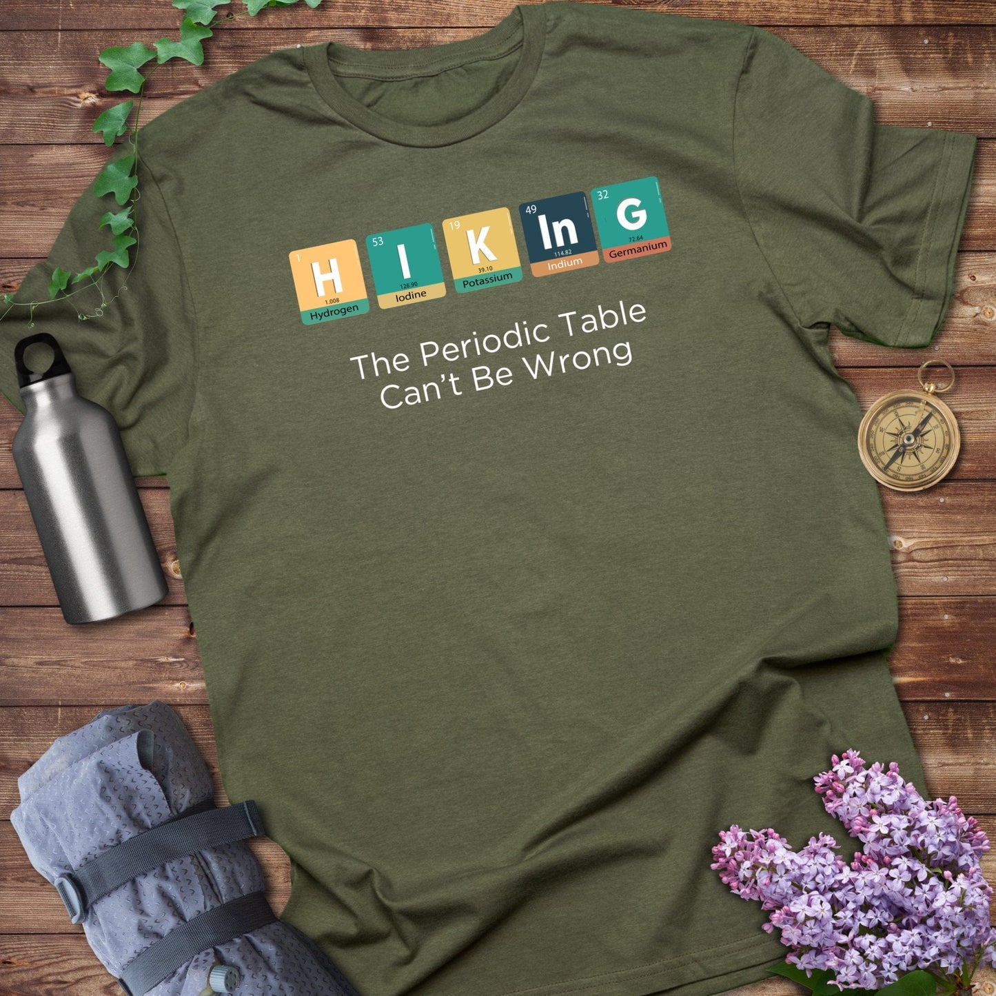 Hiking Periodic Table Tee