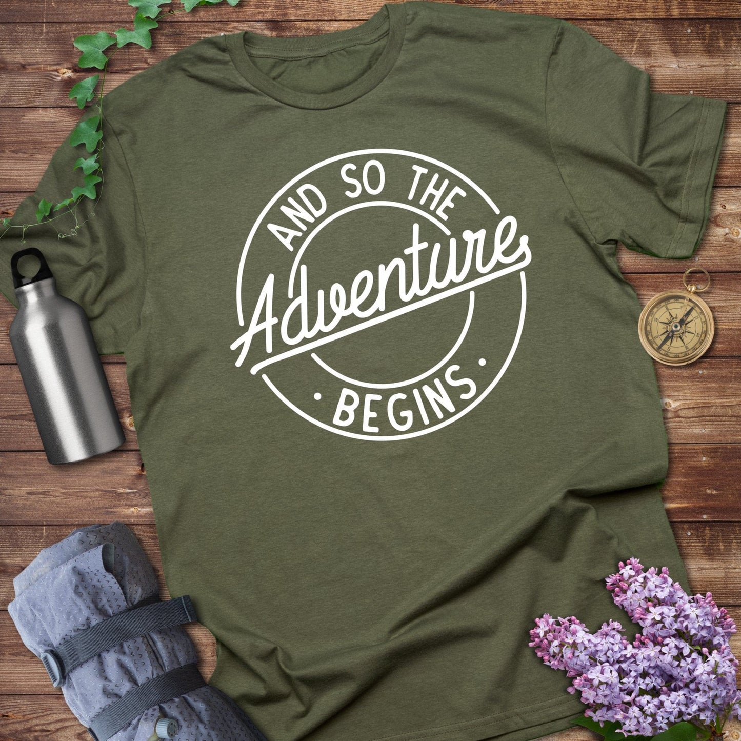 And so the adventure begins T-shirt
