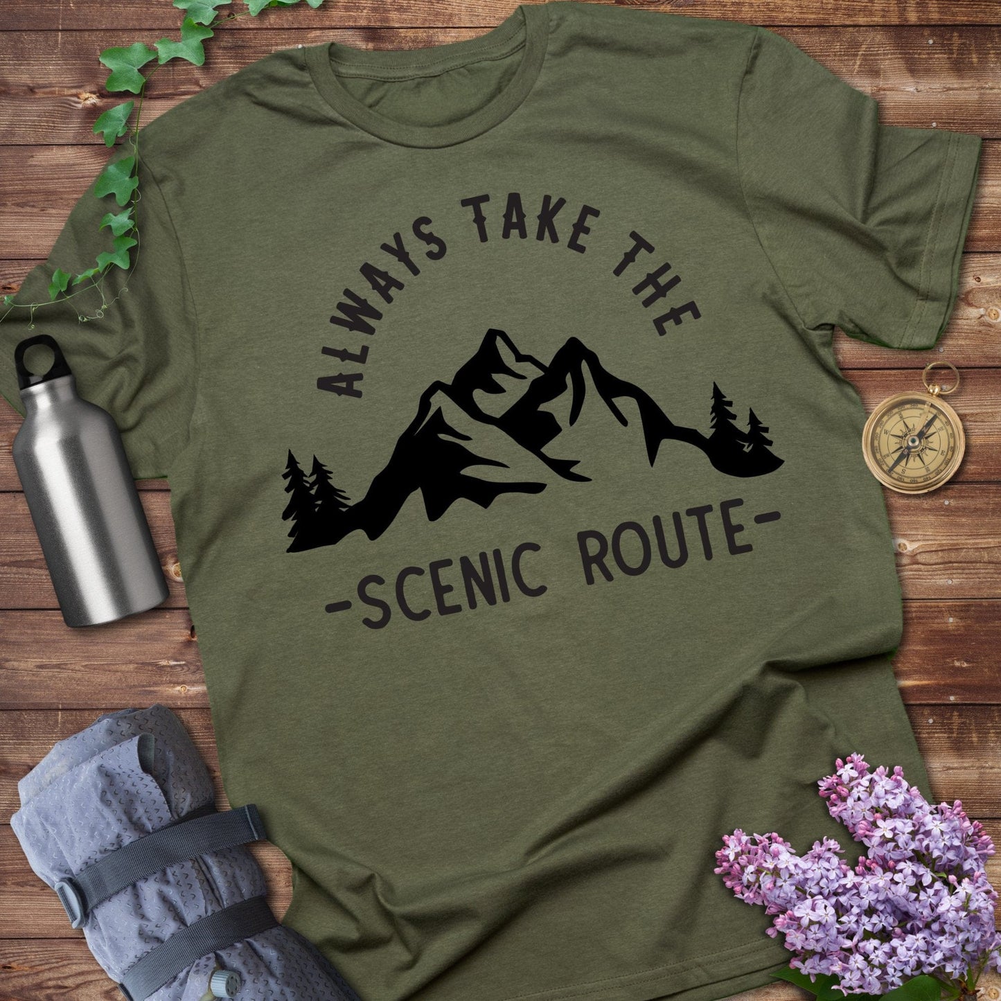 Always Take The Scenic Route Tee