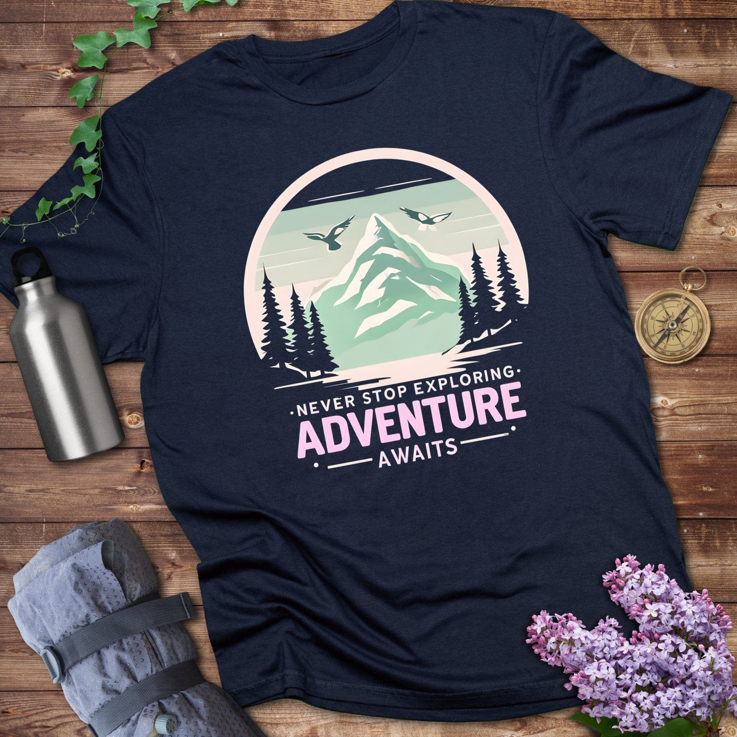 Serene Mountain Adventure Awaits Tee