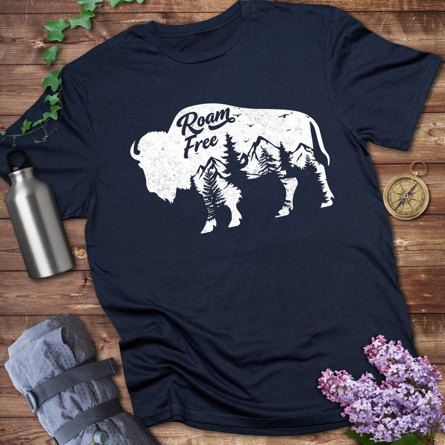 Roam Free Bison Tee