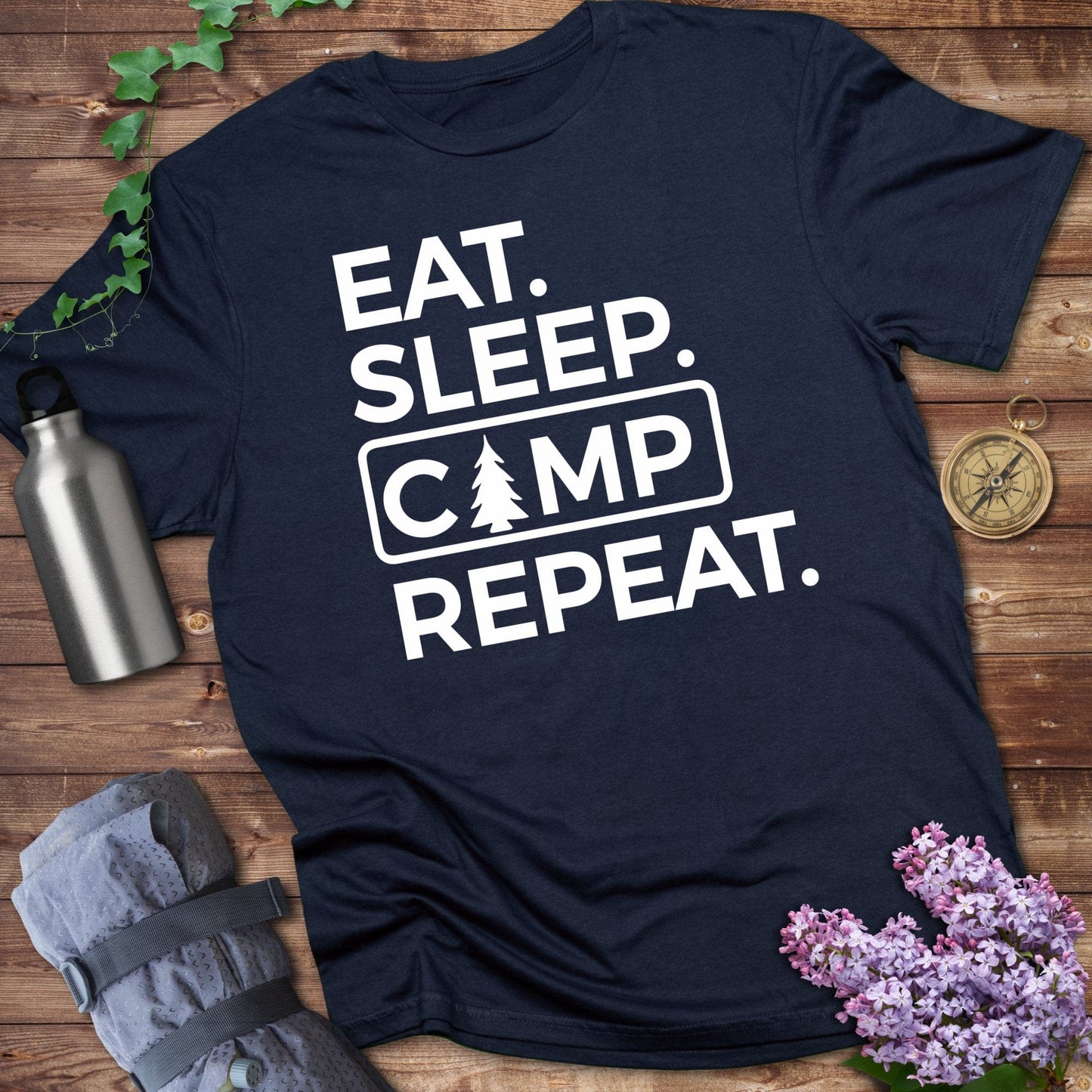 Eat Sleep Camp Repeat Tee