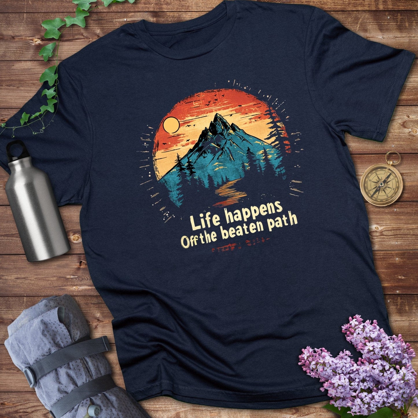Life Happens Off The Beaten Path Tee