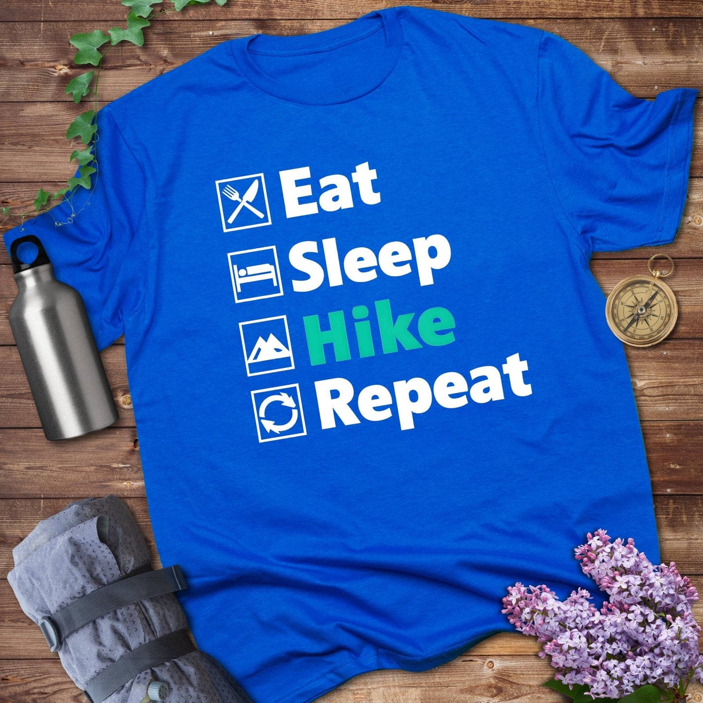 Eat Sleep Hike Repeat T-shirt