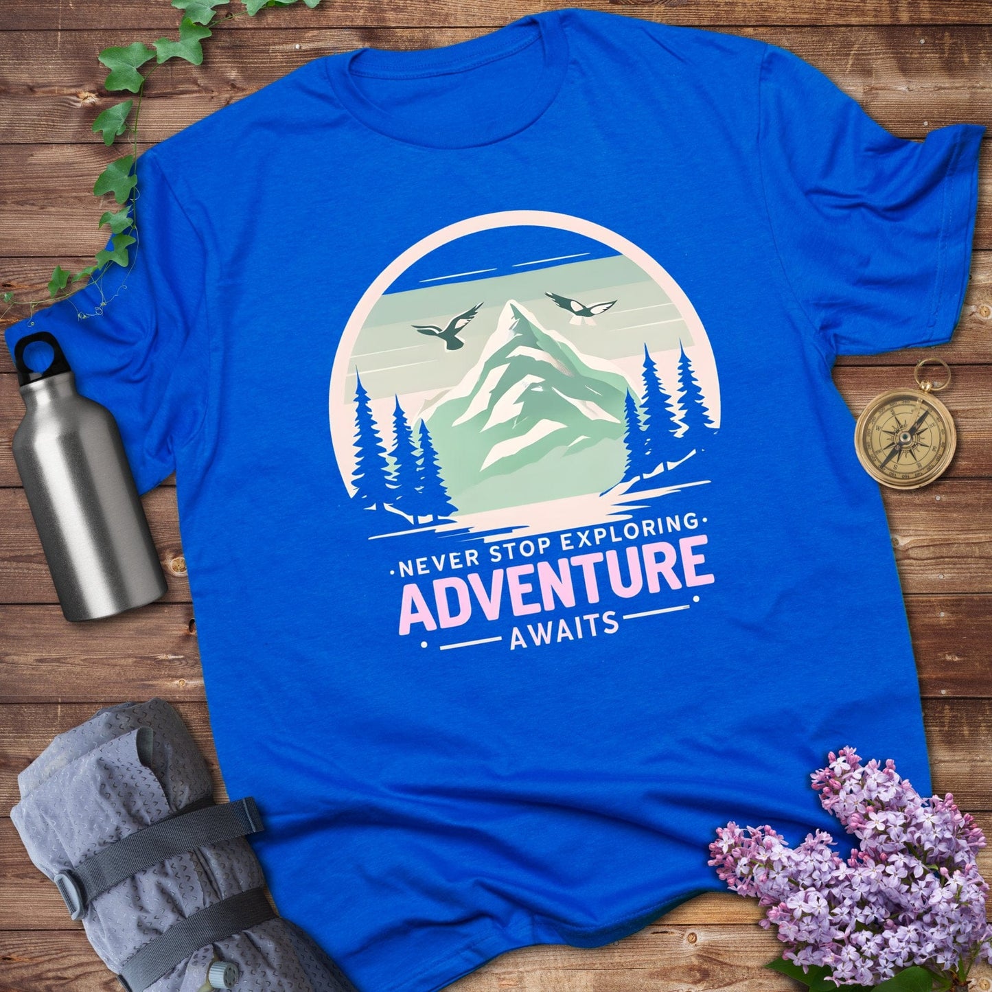 Serene Mountain Adventure Awaits Tee