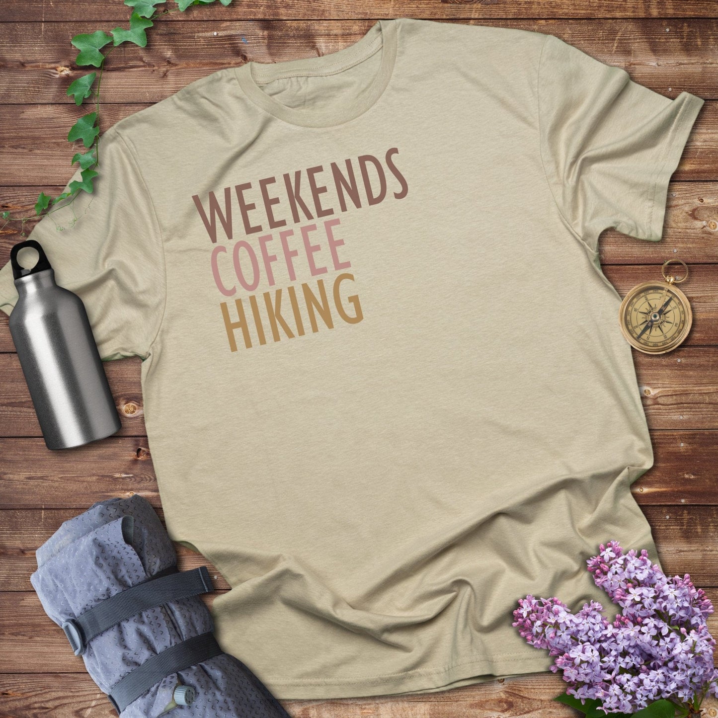 Weekends Coffee And Hiking Tee