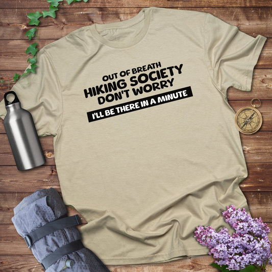 Out Of Breath Hiking Society Shirt