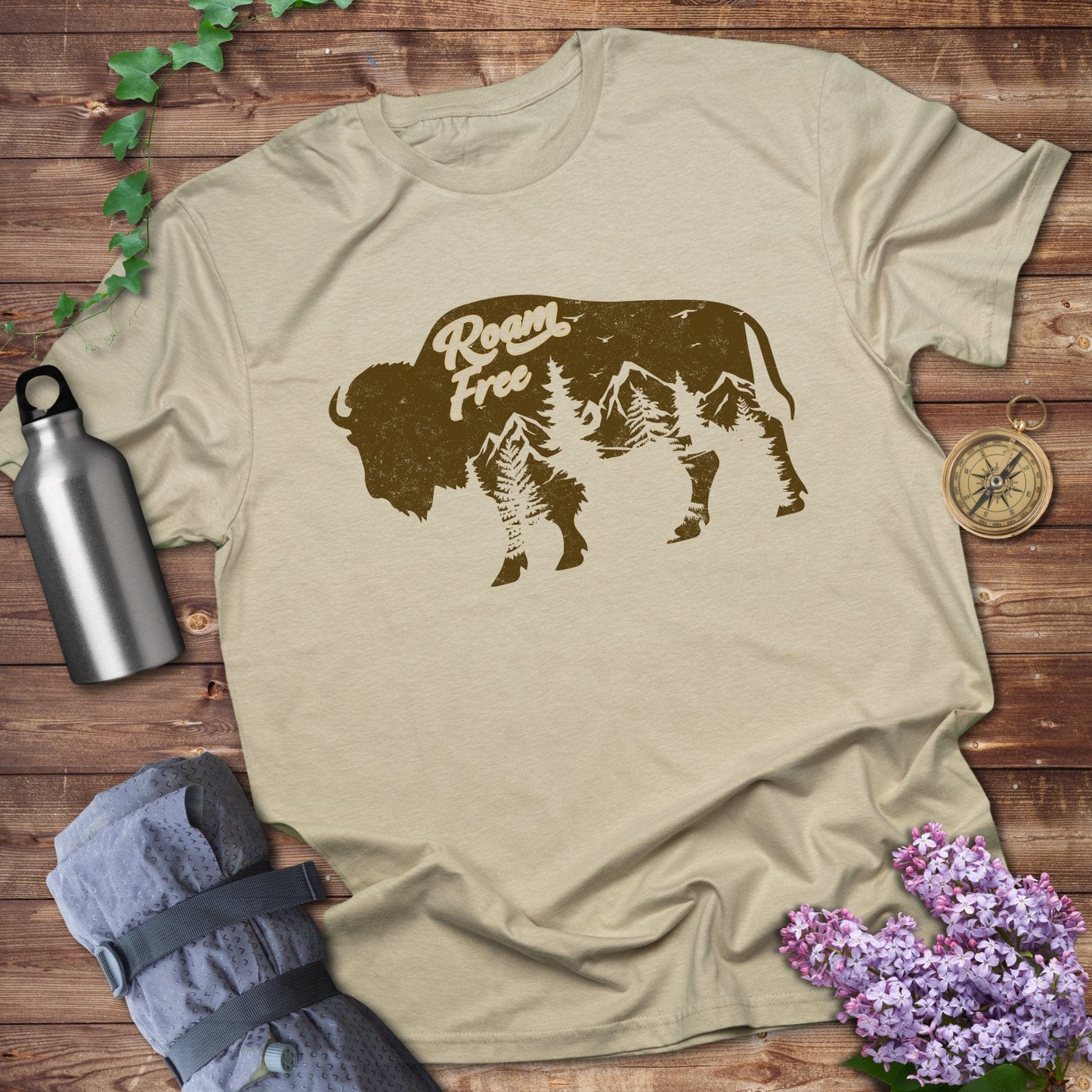 Roam Free Bison Tee