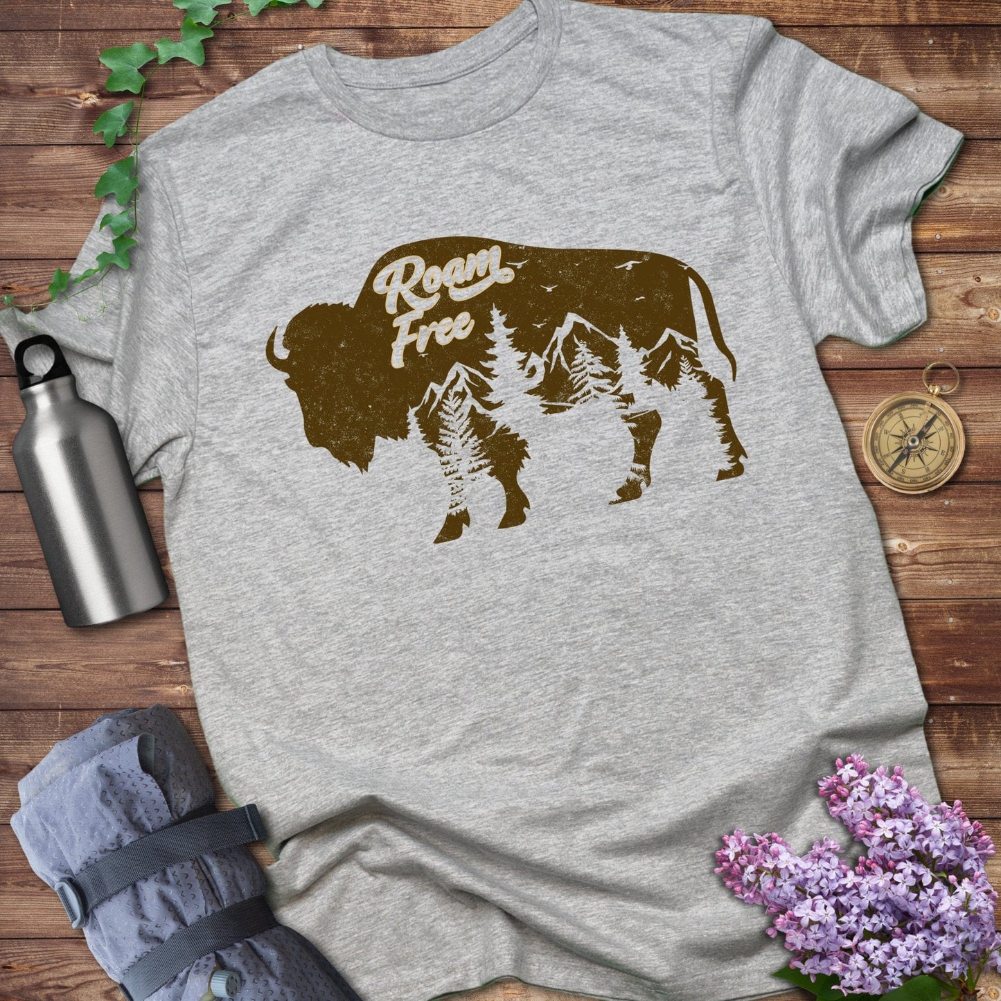 Roam Free Bison Tee
