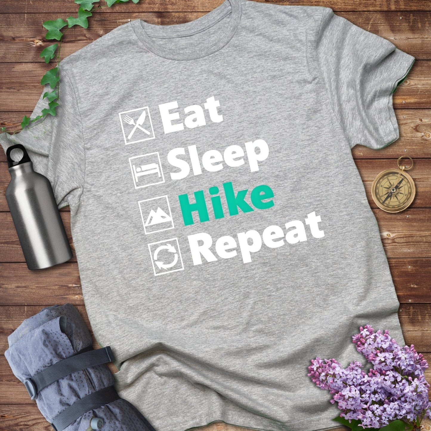 Eat Sleep Hike Repeat T-shirt