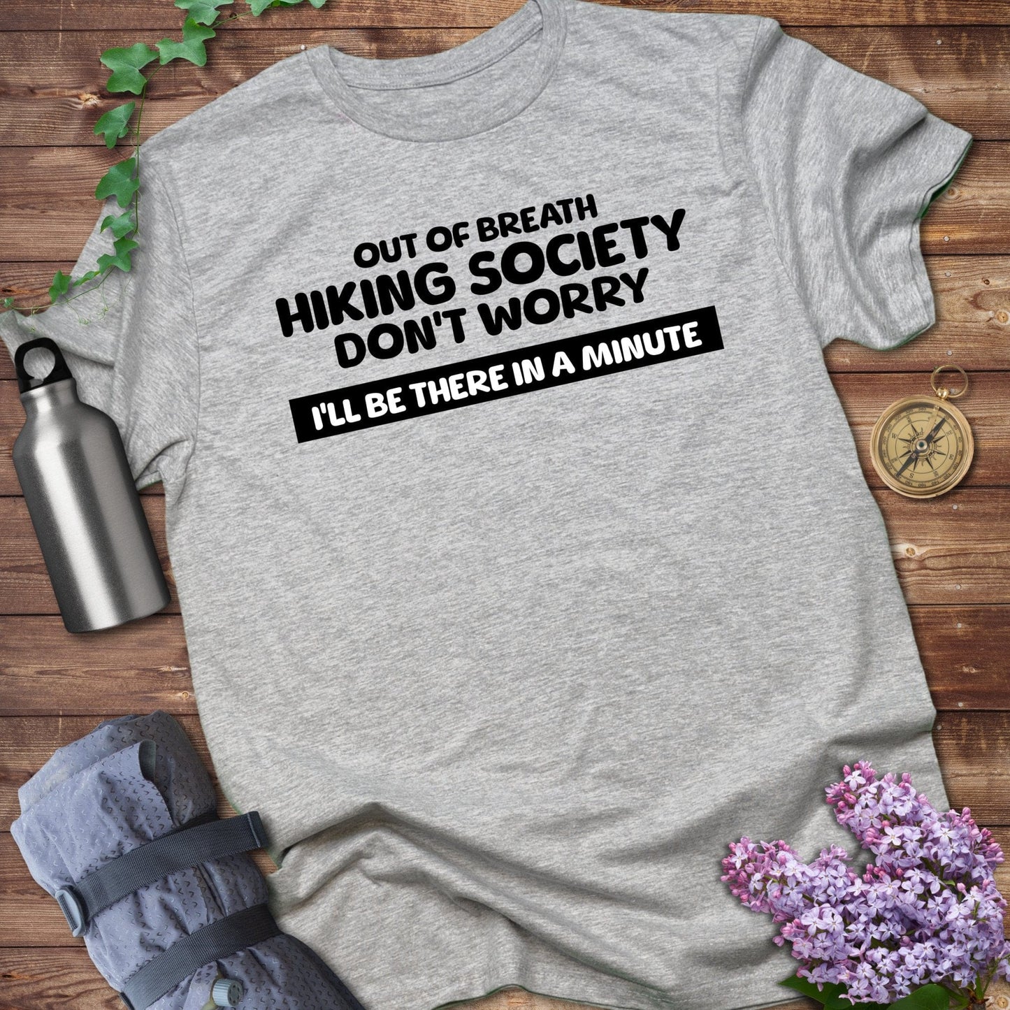 Out Of Breath Hiking Society Shirt