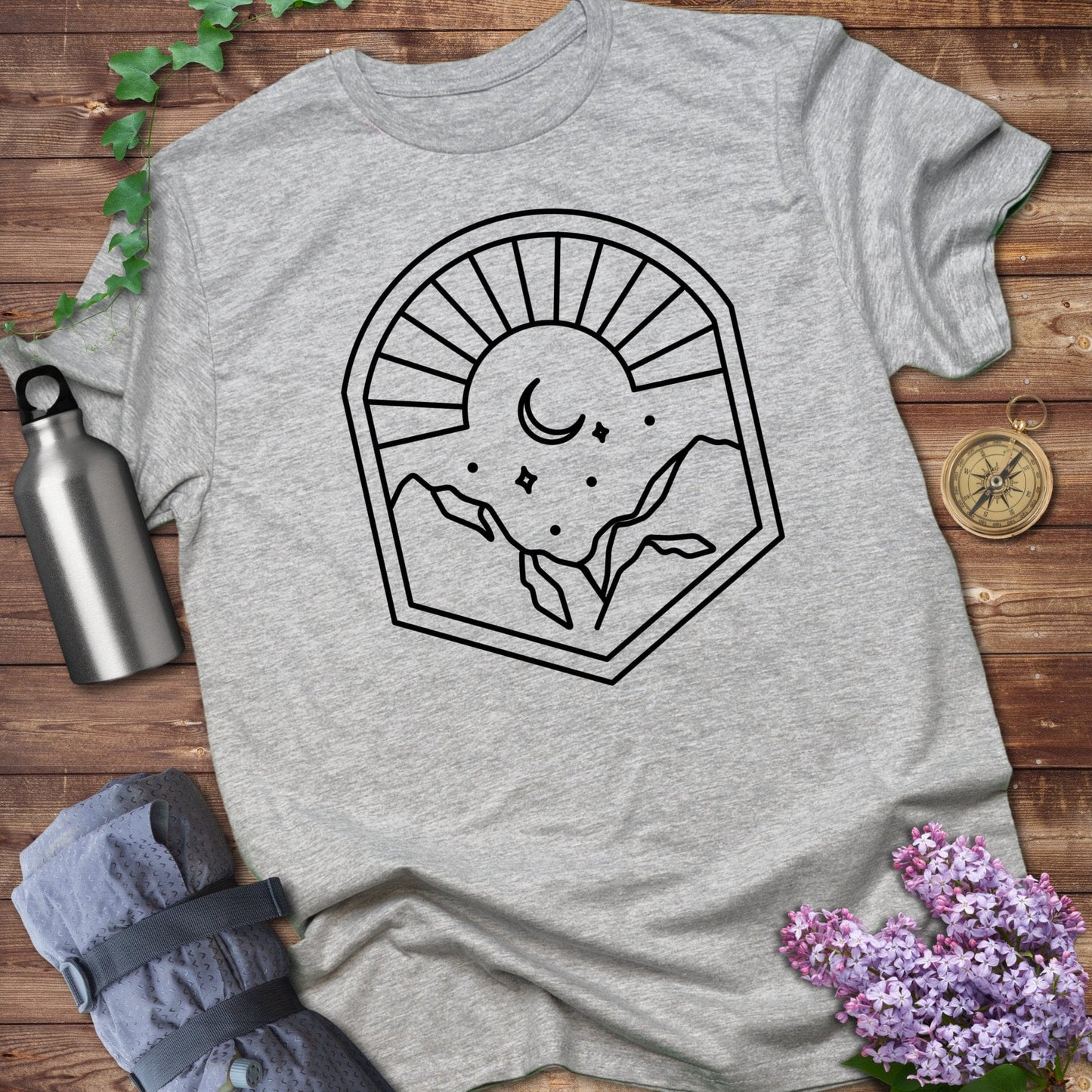 Minimalistic Wilderness NIght Tee