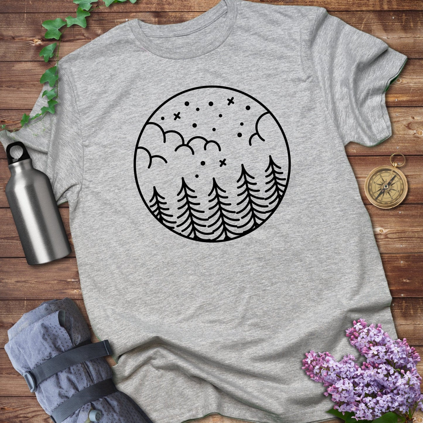 Wilderness Line Art Tee