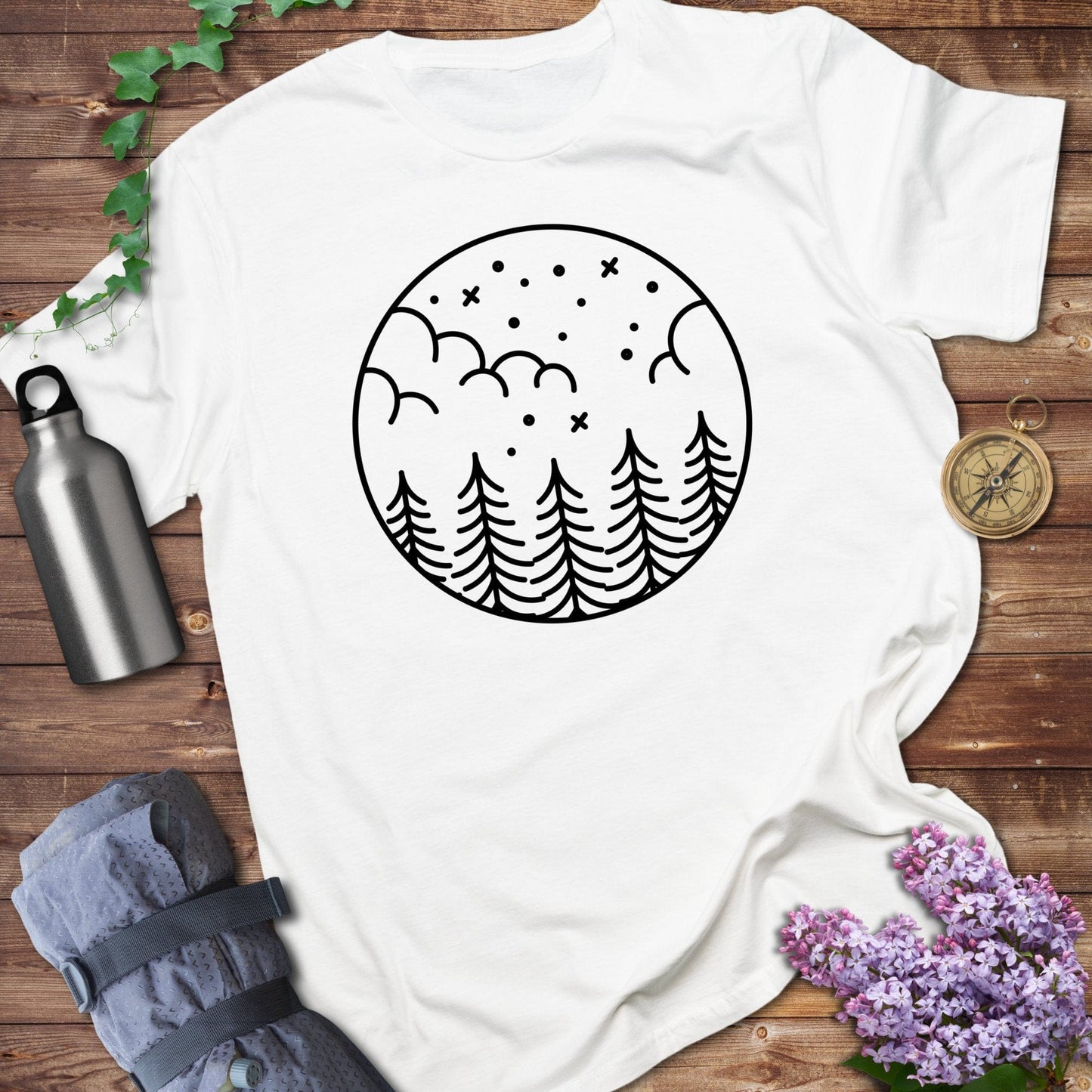 Wilderness Line Art Tee