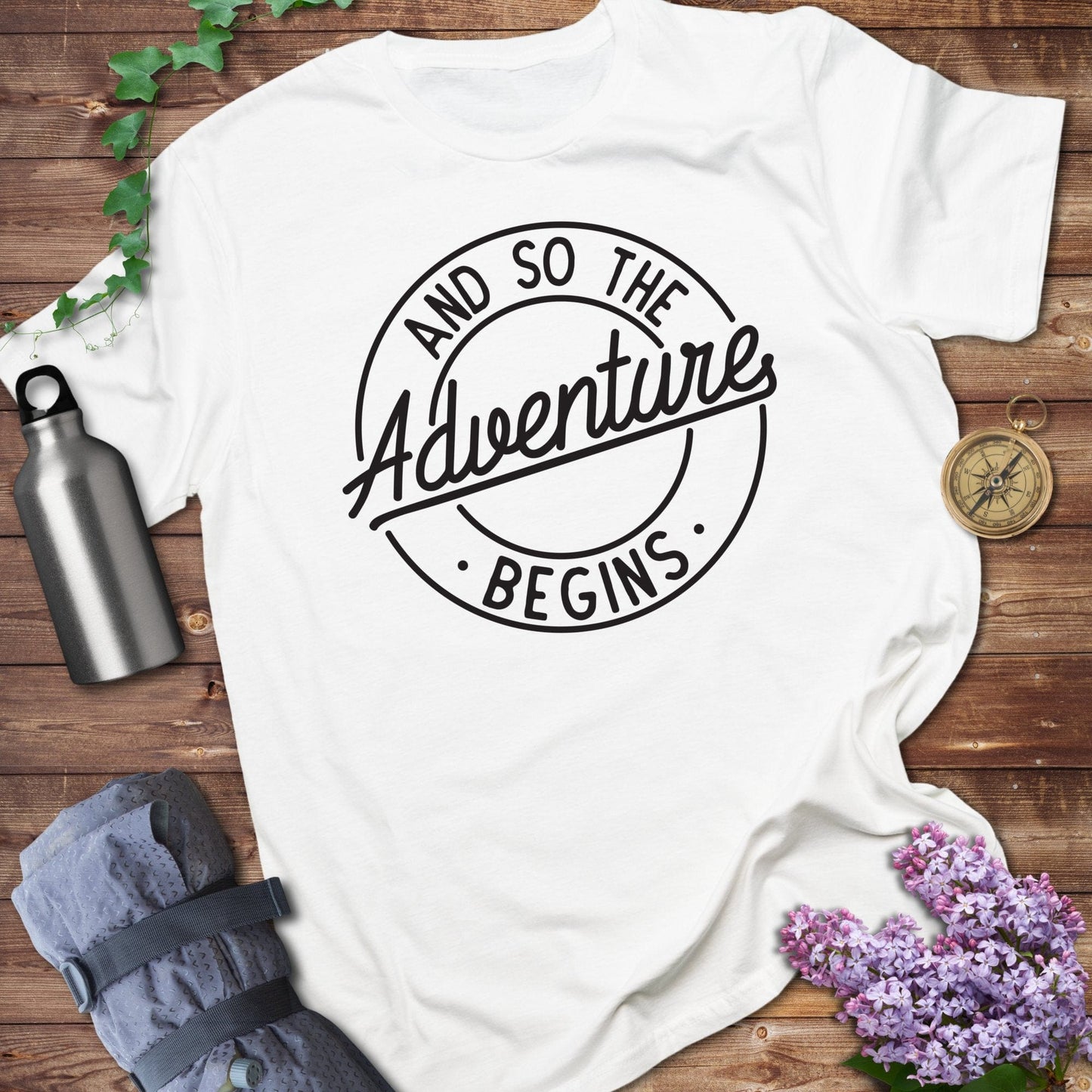 And so the adventure begins T-shirt