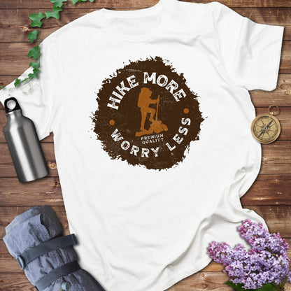 Hike More Worry Less Silhouette Tee