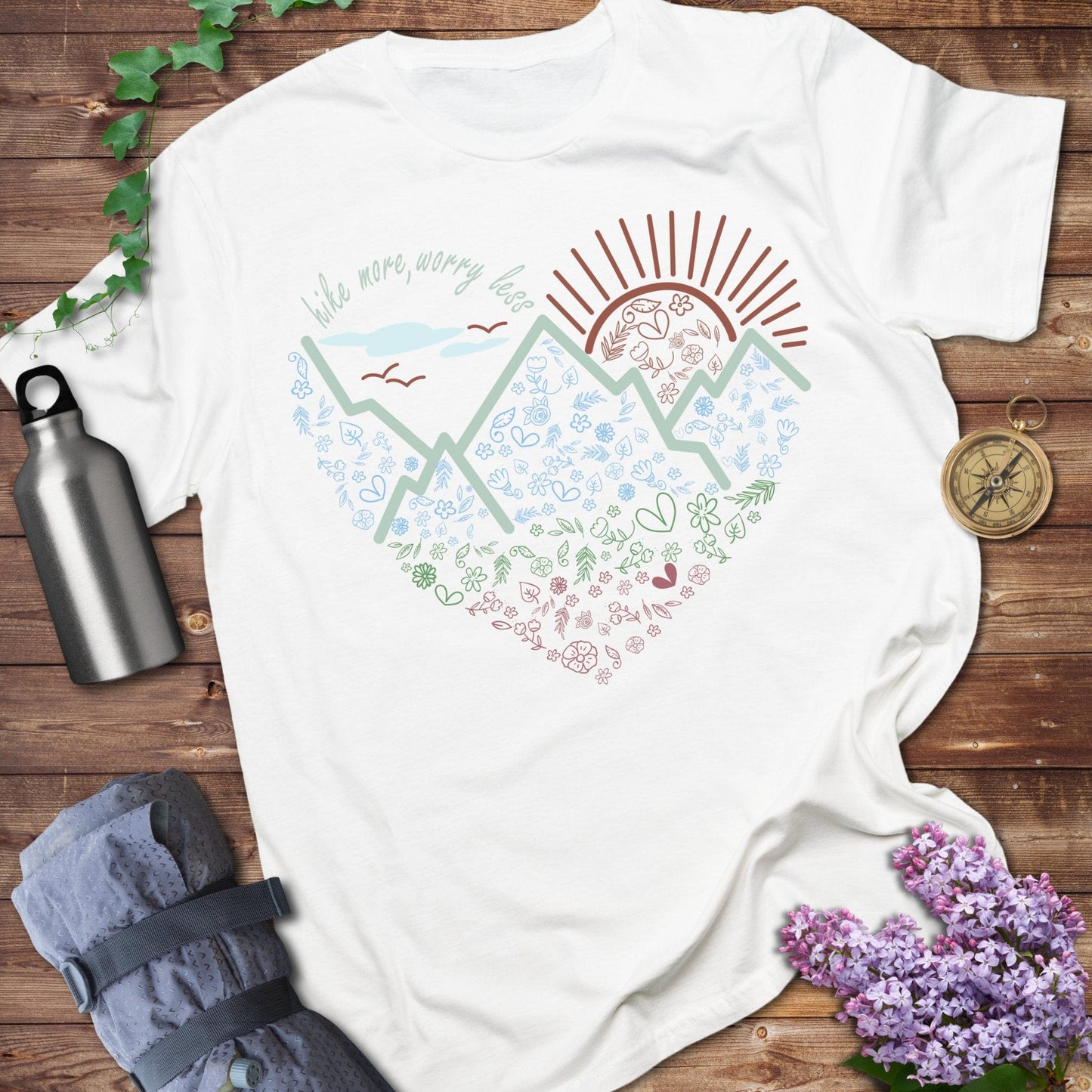 Hike More Worry Less Tee