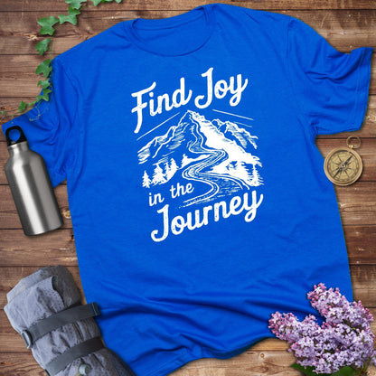 Find Joy in the Journey Graphic Blue Shirt product type