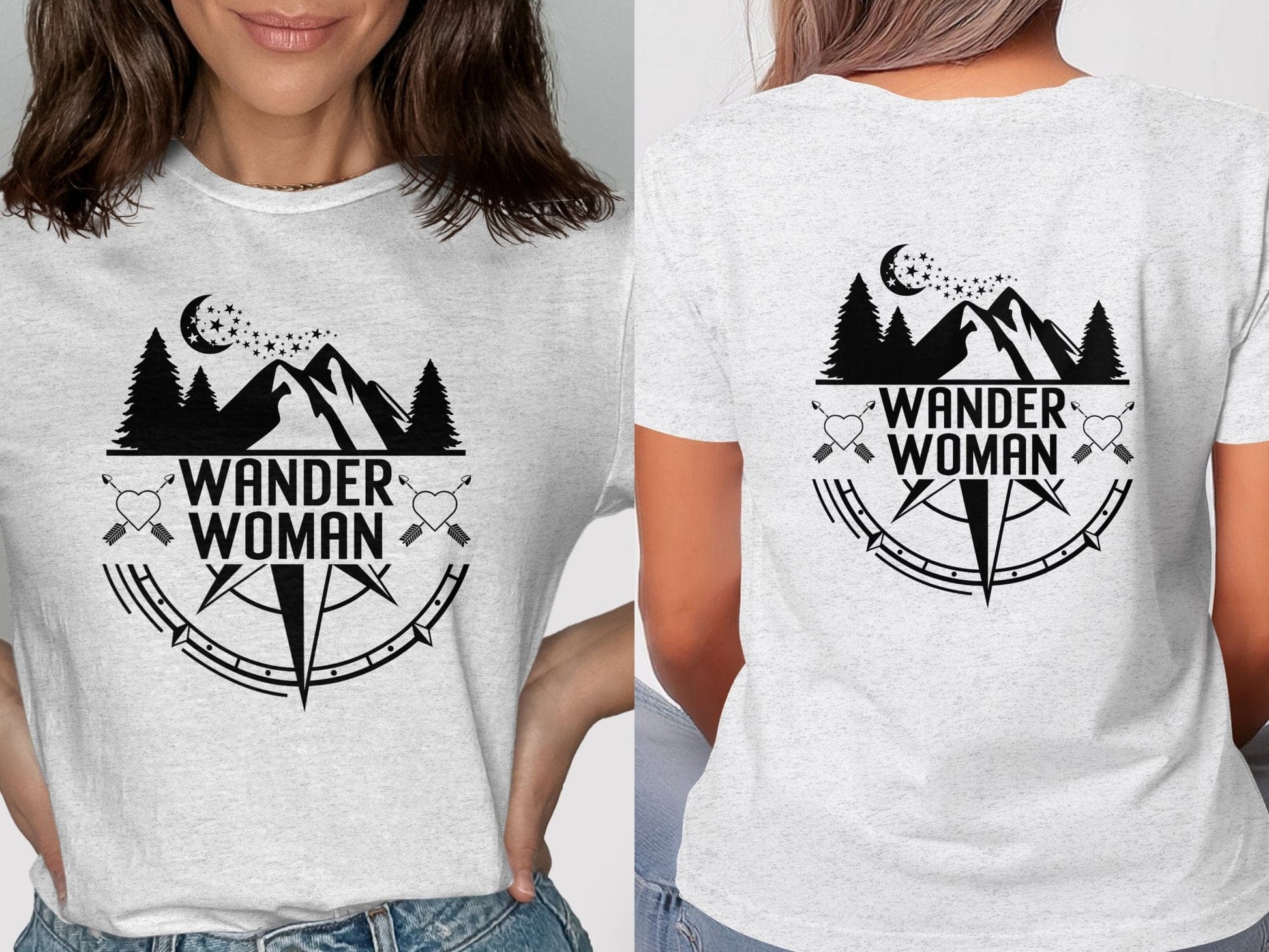 Wander Woman Mountain Adventure Vibes T-shirt product