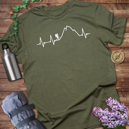 Mountain Adventure Heartbeat Design Shirt product