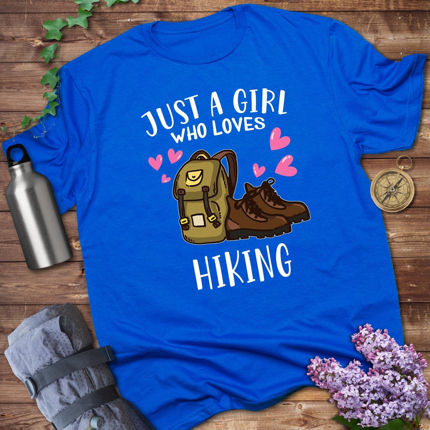 Just a Girl Who Loves Hiking T-shirt product