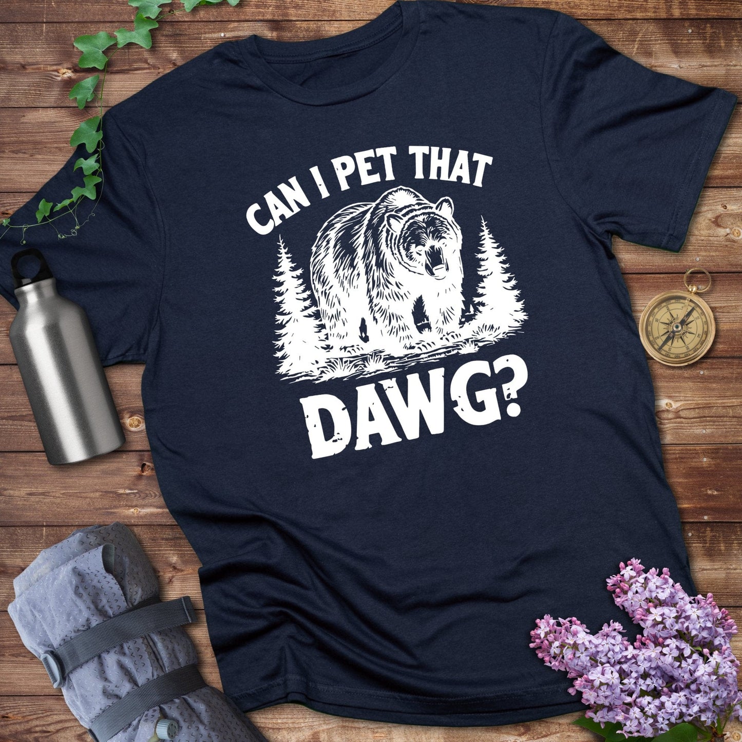 Can I Pet That Dawg Bear Graphic Shirt product
