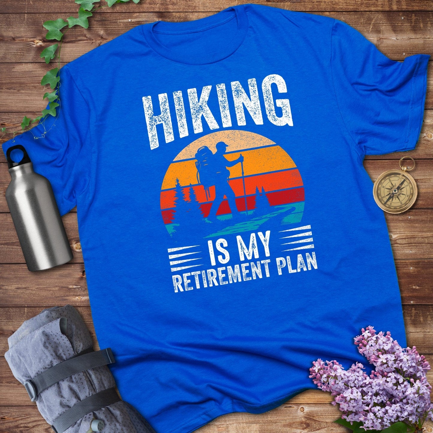 Hiking Is My Retirement Plan Graphic T-Shirt product type