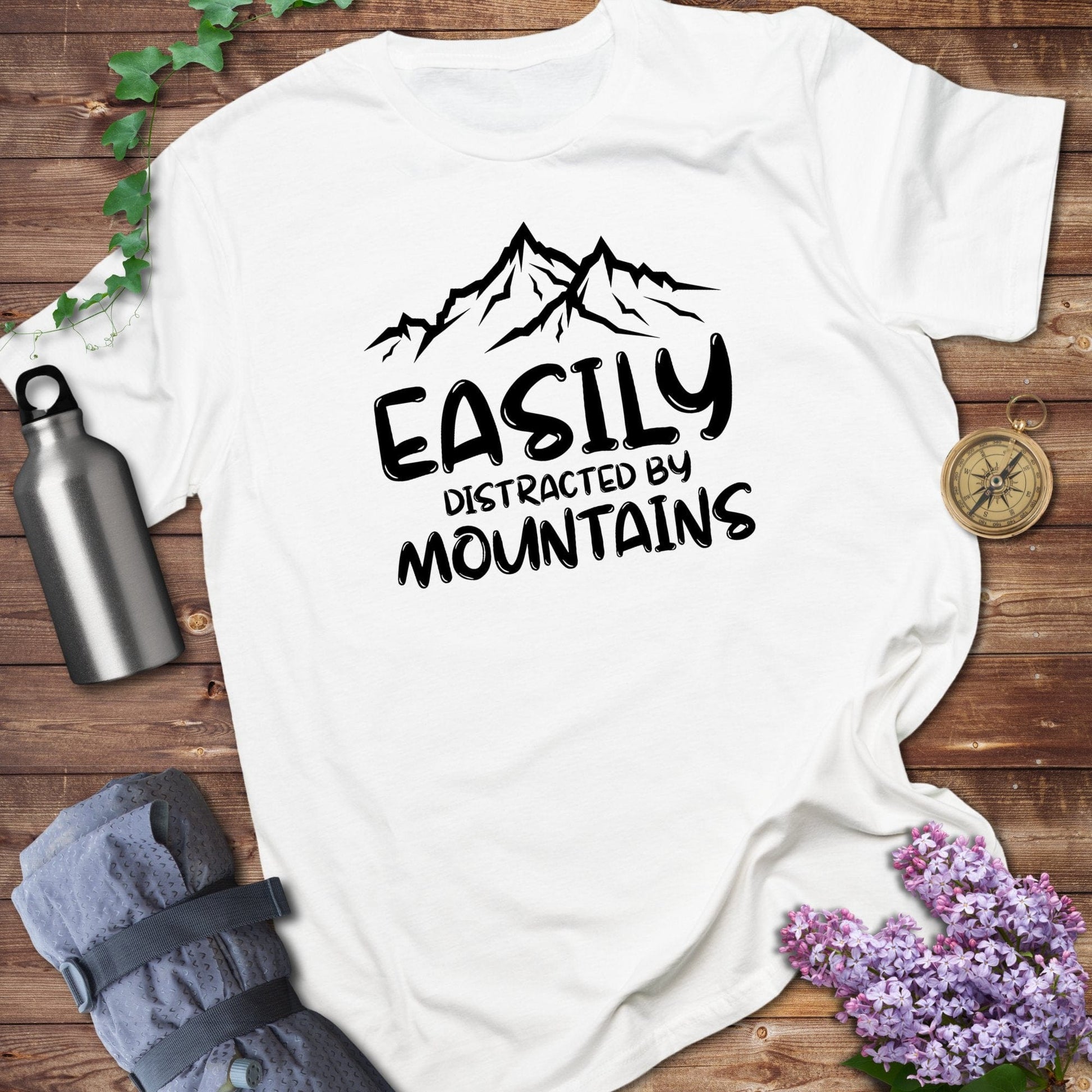 Easily Distracted By Mountains T-Shirt product type
