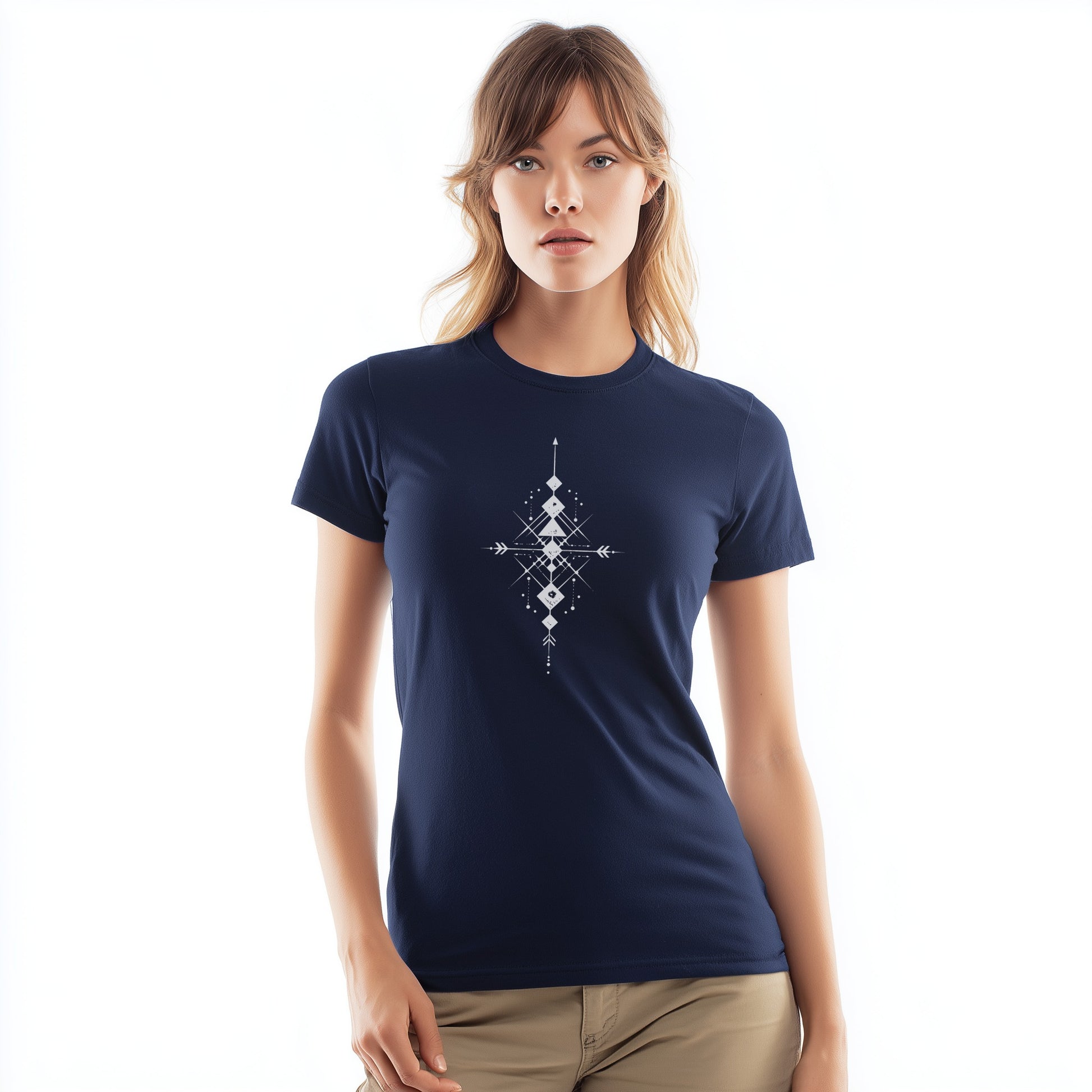 Elegant Geometric Designer Graphic Tee Shirt product
