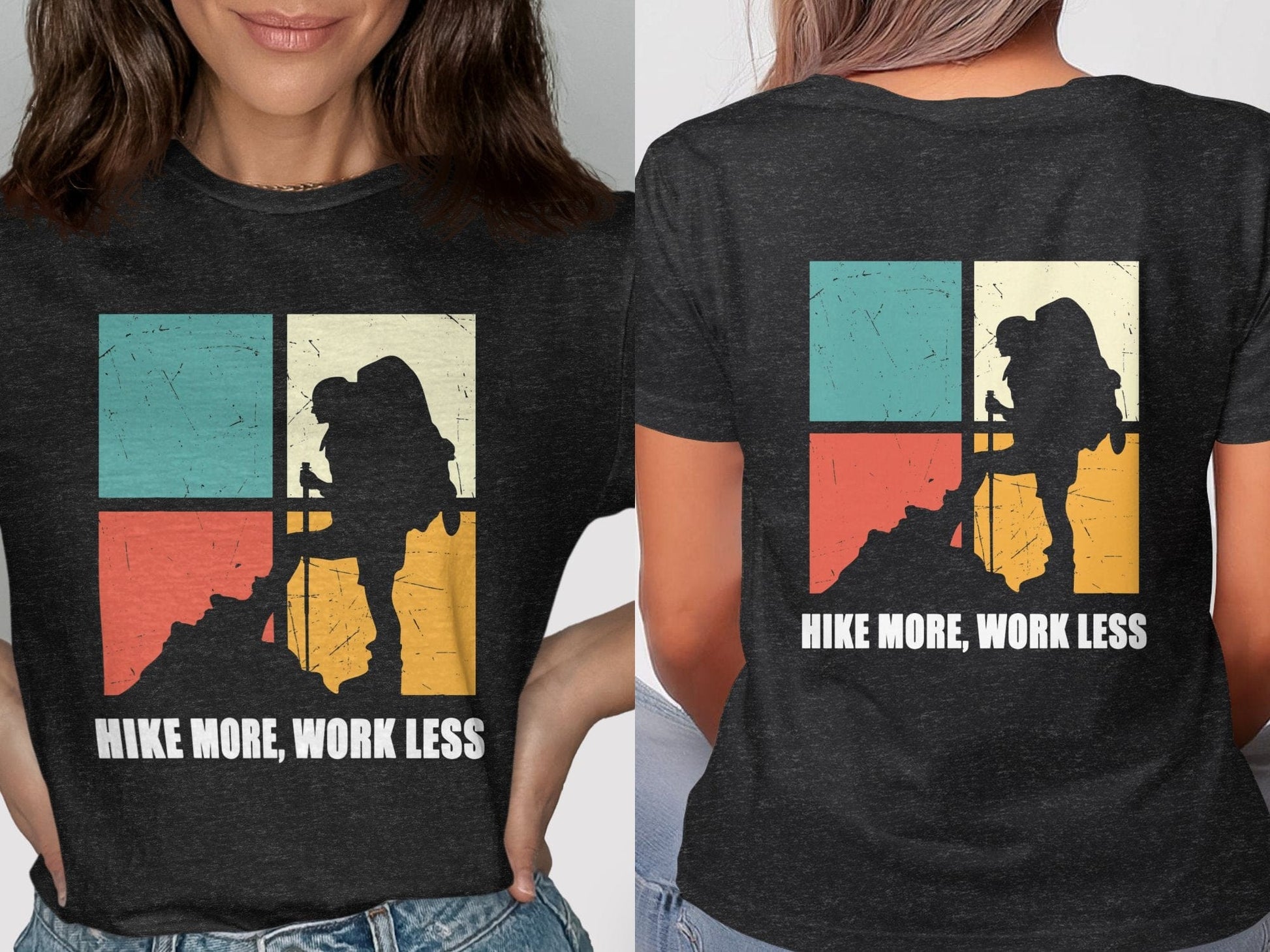 Hike More Work Less Graphic Print T-shirt product