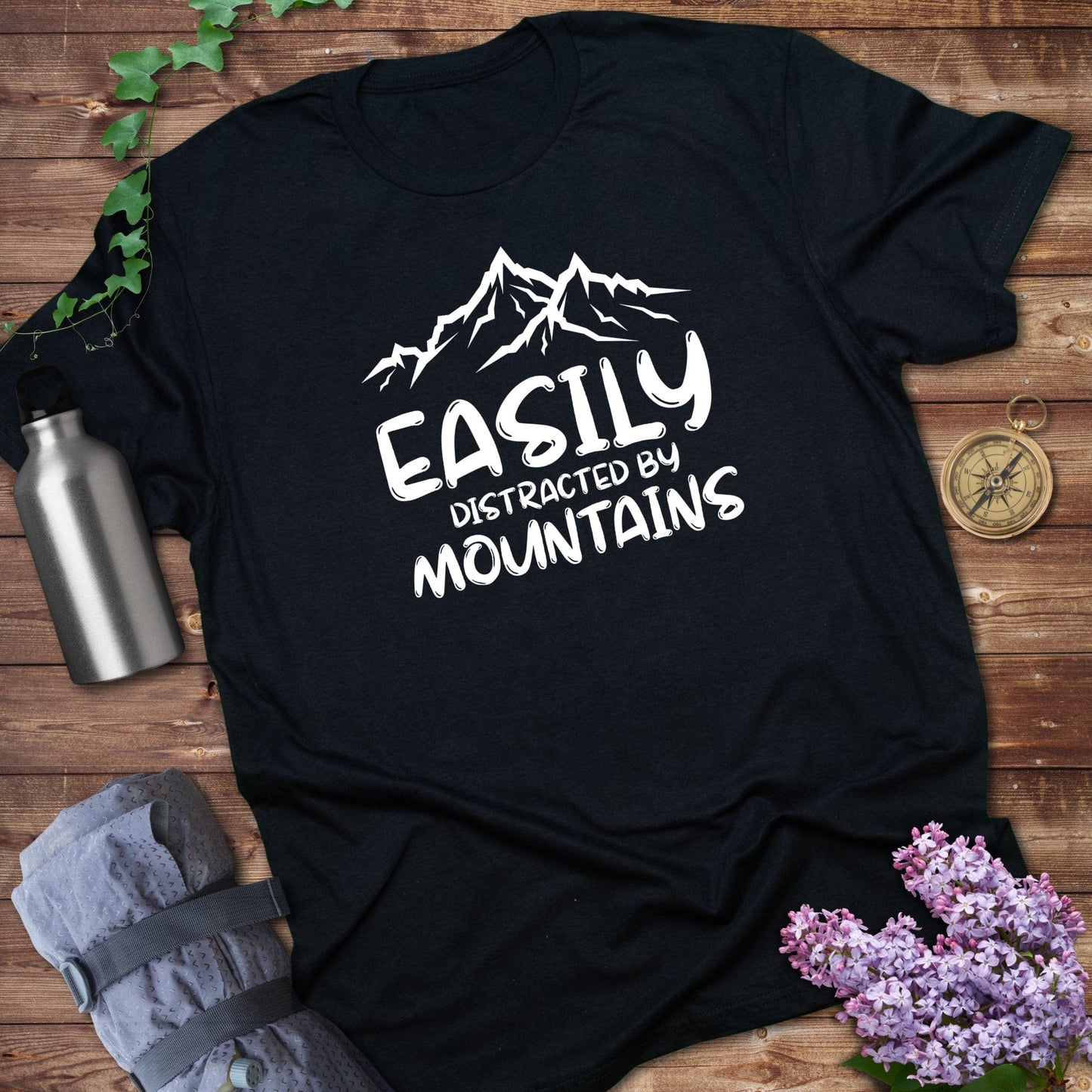 Easily Distracted By Mountains T-shirt product
