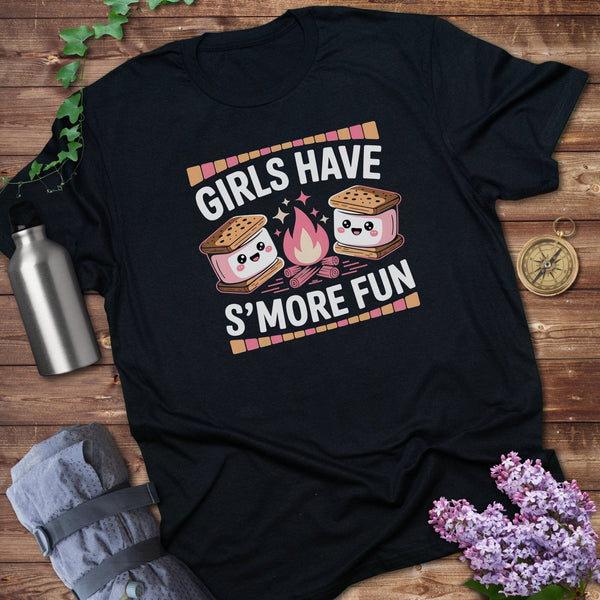 Girls Have S'more Fun Graphic Printed T-shirt product type